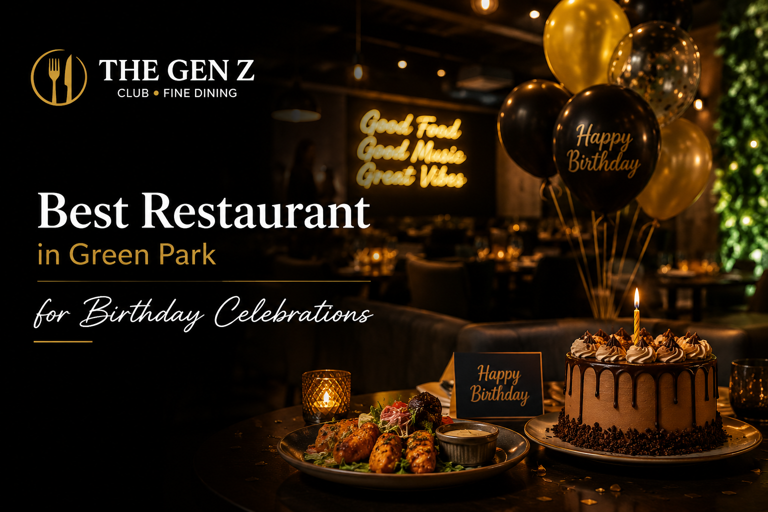 Best Restaurant in Green Park for Birthday Celebrations